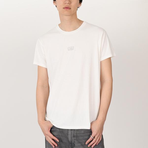 MAISON MARGIELA メゾン マルジェラ トップス スタンプロゴTシャツ S50GC070...