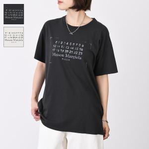 メゾンマルジェラ リバースロゴ Tシャツ ブラック 50 Maison Margiela メゾンマルジェラ MAISON MARGIELA レディース