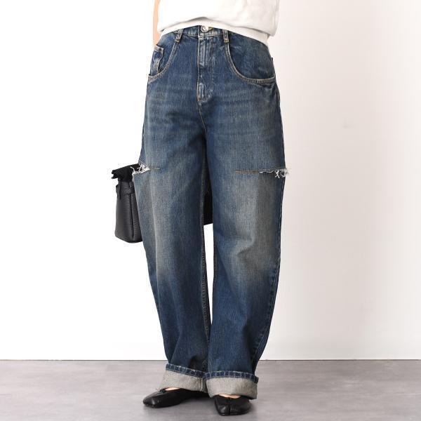 MAISON MARGIELA メゾン マルジェラ デニム ボトム カットアウトジーンズ S51LA...