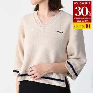 MONCLER（モンクレール） ニット セーター トップス 刺しゅうロゴ