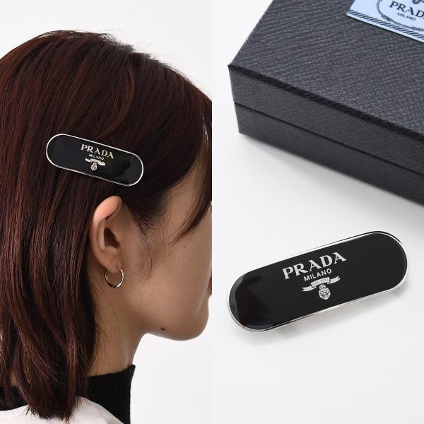 PRADA プラダ アクセサリー ヘアアクセサリー メタルヘアクリップ 1IF022 2BA6 レデ...