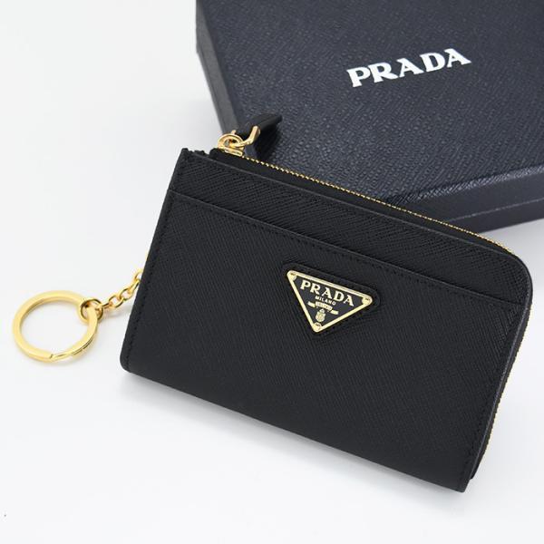 PRADA プラダ キーケース コインケース サフィアーノトライアングルキーケース 1PP122 Q...