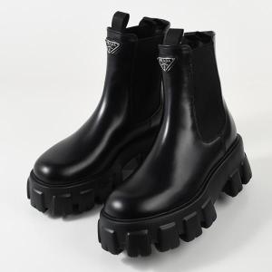 PRADA（プラダ） ブーツ シューズ レザー チェルシーブーツ レディース