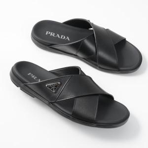 PRADA プラダ サンダル レザー クリスクロ...の商品画像