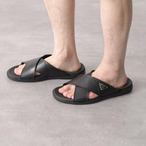 PRADA プラダ サンダル レザー クリスク...の詳細画像3