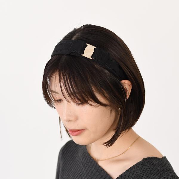 FERRAGAMO フェラガモ アクセサリー VARA ヴァラ リボン カチューシャ 346970 ...