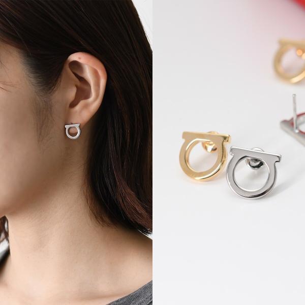 FERRAGAMO フェラガモ ガンチーニ ピアス 760119 696429 696430 ジュエ...