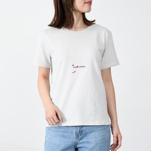 SAINT LAURENT サンローラン Tシャツ ロゴTシャツ 半袖トップス YSL