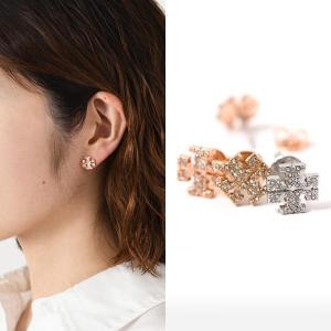 TORY BURCH（トリーバーチ） ピアス MILLER PAVE HUGGIE HOOP ミラー