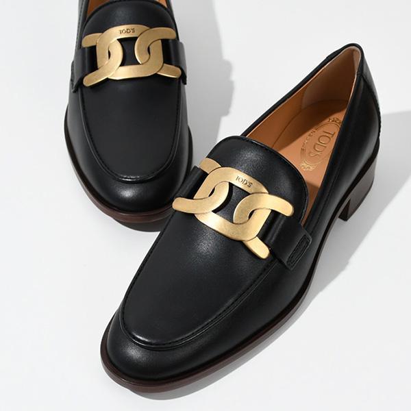 TOD&apos;S トッズ シューズ ローファー ケイトレザーローファー ヒール3.5cm XXW28K0F...