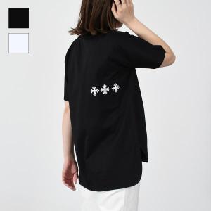 TATRAS タトラス トップス Tシャツ TELAMANA LTLA23S8029 レディース 女性 ブラック ホワイト コットン 半袖 春夏 おすすめ｜セレクトショップ FELICE Yahoo!店