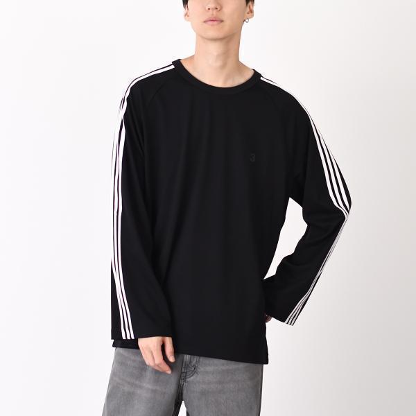Y-3 ワイスリー ロングスリーブ Tシャツ ロンT 長袖 LONG SLEEVE TEE 3-ST...