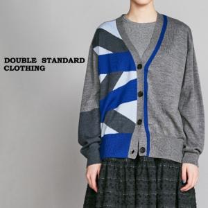 SALE40%OFF DOUBLE STANDARD CLOTHING ダブルスタンダードクロージング Sov. / グラフィックVネックカーディガン 0309390233｜selectshopmu