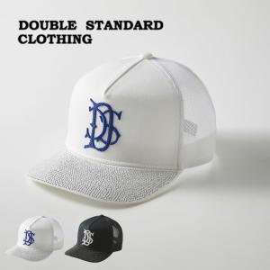 DOUBLE STANDARD CLOTHING DSC / ラインストーン×メッシュ刺繍ロゴキャップ 0600010241 レディース ダブスタ CAP 帽子｜selectshopmu