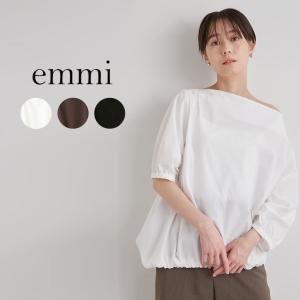 SALE50%OFF emmi atelier エミ アトリエ アシンメトリーブラウス 13wfb234007 レディース 薄手 トップス TOPS｜selectshopmu