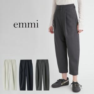 emmi atelier  エミ アトリエ 金子綾 コラボコクーンパンツ 13wfp241086 レディース ボトムス セットアップ デイリーユース フォーマル オフィス｜selectshopmu