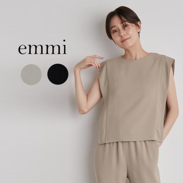 SALE50%OFF emmi atelier エミ アトリエ ecoパワーショルダーブラウス 13...