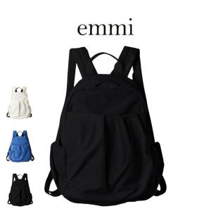 emmi エミ 撥水パッカブルライトバックパック リュック ブラック 黒