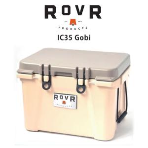 SALE20%OFF ROVR PRODUCTS (ローバー プロダクツ) IC35 クーラーボックス 35QT Gobi ゴビ クリーム色 33.1L  約10.5kg レジャー キャンプ 釣り｜selectshopmu