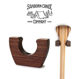 SANBORN CANOE COMPANY サンボーンカヌー PADDLE HANGER Walnut 壁掛け専用ハンガー 1個 7scphw ウォールナット インテリア カヤック カヌー SUP