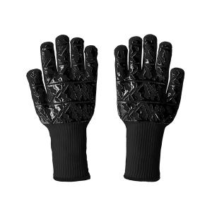 Mt.SUMI マウントスミ BBQ耐火&耐熱グローブ BLACK 1双 bs2106bg-bb バーベキュー スキレット 焚き火 薪ストーブ キャンプ アウトドア 手袋