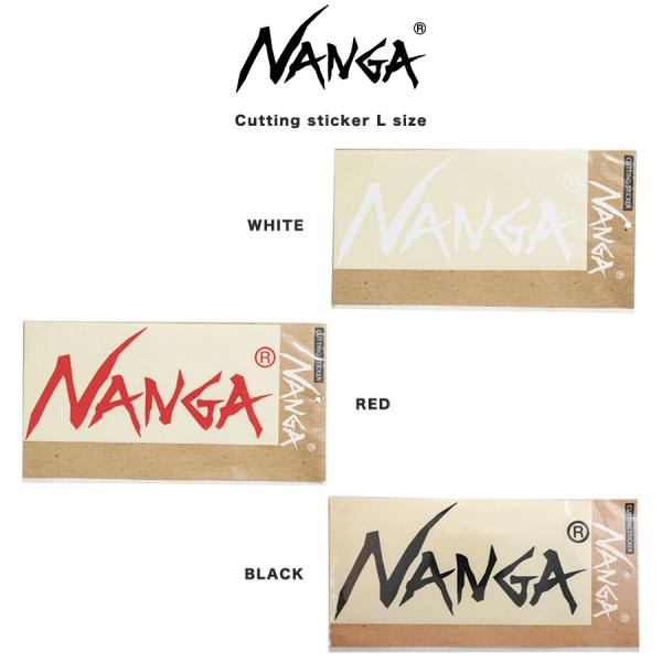 NANGA LOGO CUTTING STICKER (LARGE) ナンガロゴカッティングステッカ...