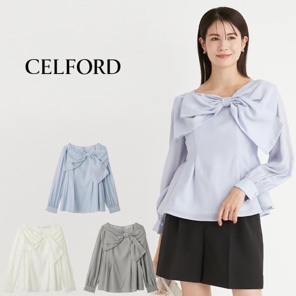 SALE50%OFF セルフォード CELFORD リボンデザインブラウス cwfb251085 レ...