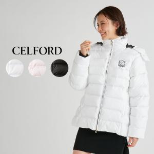 CELFORD GOLF 中綿ブルゾン cwfj234040 レディース アウター ゴルフウェア ゴルフコーデ カジュアル 撥水加工 ワッペン デイリー｜selectshopmu