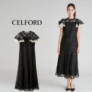 CELFORD（セルフォード） エンブロイダリーマーメイドワンピース