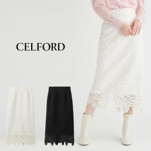 CELFORD セルフォード オリジナルリボンメッシュレーススカート cwfs241054 レディース 卒業式 入学式 服 ボトムス タイト マーメイド｜selectshopmu