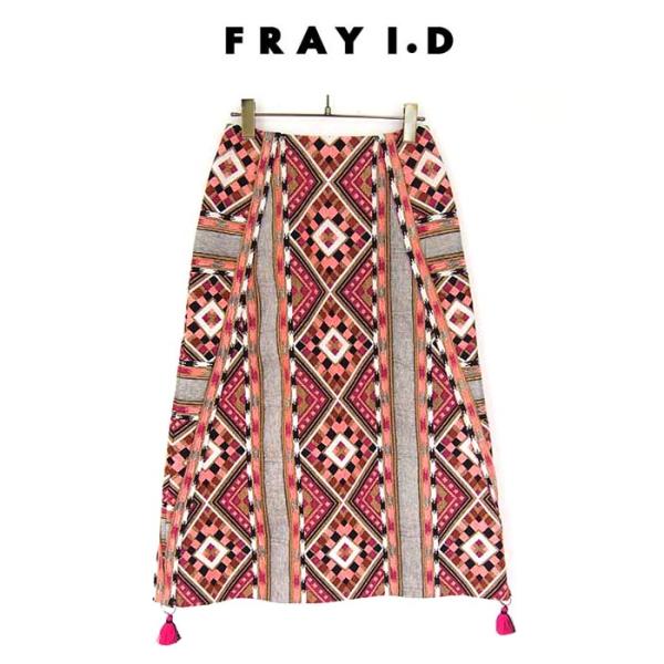 SALE50%OFF FRAY I.D フレイアイディージャガードミモレスカート fwfs17225...