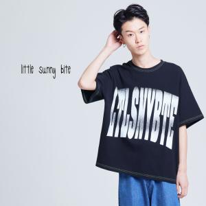 SALE30%OFF little sunny bite gradation logo tee グラデーションロゴ