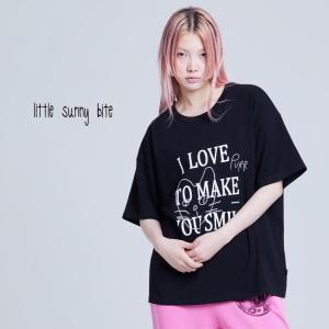 SALE30%OFF little sunny bite リトルサニーバイト I love LSB big tee