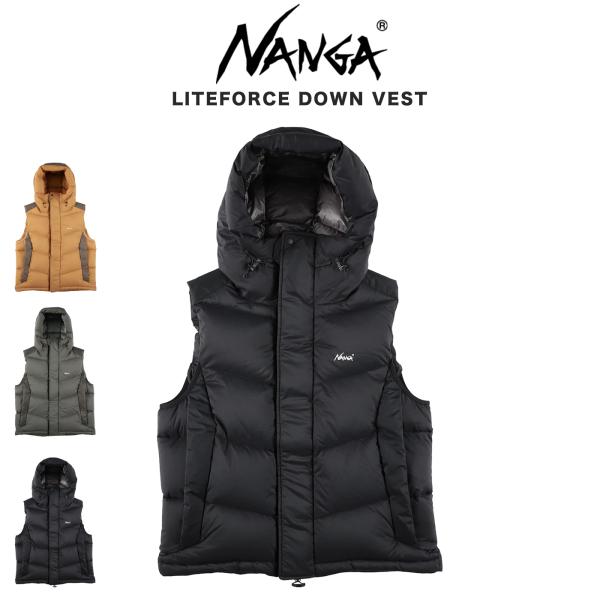 NANGA ナンガ LITEFORCE DOWN VEST (MEN) ライトフォース ダウンベスト...