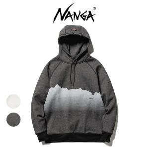 NANGA ナンガ 通販 ECO HYBRID RIDGE LINE PRINT SWEAT HOODIE エコハイブリッドリッジラインプリントスウェットフーディー｜selectshopmu