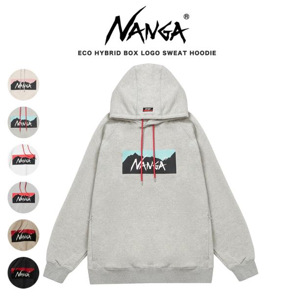 SALE20%OFF NANGA ナンガ ECO HYBRID BOX LOGO SWEAT HOO...