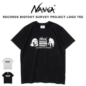 NANGA ナンガ NANGA×TACOMA FUJI RECORDS BIGFOOT SURVEY PROJECT LOGO TEE Tシャツ  コラボ 半袖 アウトドア｜selectshopmu