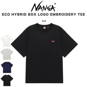 NANGA ナンガ ECO HYBRID BOX LOGO EMBROIDERY TEE エコハイブリッド ボックスロゴ エンブロイダリー ティー ユニセックス爆買｜セレクトショップムー Yahoo!店