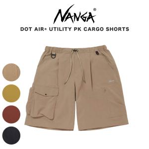 NANGA DOT AIR UTILITY PK CARGO SHORTS(メンズ) nw2411-1h202-a 通気性 速乾性 軽量 ハイテック素材 アウトドアパンツ 父の日｜selectshopmu