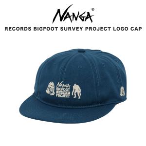 NANGA ナンガ NANGA×TACOMA FUJI RECORDS BIGFOOT SURVEY PROJECT LOGO CAP キャップ コラボ 帽子 アウトドア｜selectshopmu