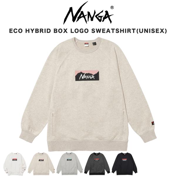 NANGA ナンガ 通販 ECO HYBRID BOX LOGO SWEATSHIRT(UNISEX...