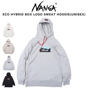 NANGA（ナンガ） NANGA ECO HYBRID MINI BOX LOGO EMBROIDERY SWEAT