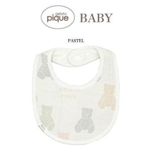 gelato pique BABY ジェラートピケベビー 通販(BABY)ベア３重ガーゼスタイ  pbgg229186 ジェラピケ｜セレクトショップムー Yahoo!店