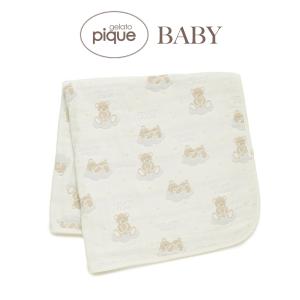 ジェラートピケ キッズ ベビー gelato pique KIDS & BABY ドリーミーベア柄６重ガーゼブランケット pbgg263007 出産祝い おくるみ オーガニックコットン爆買