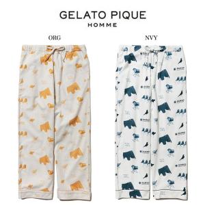 SALE50%OFF GELATO PIQUE HOMME ジェラートピケオム 通販 メンズ (EAMES)チェアモチーフロングパンツ pmfp221929 コラボ ジェラピケ