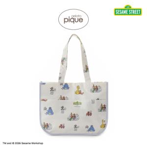 ジェラートピケ gelato pique SESAME STREET 総柄ママバッグ ppgb261665 ジェラピケ セサミストリート コラボ トートバッグ