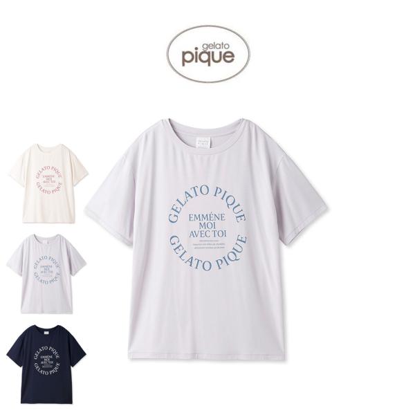 gelato pique トラベルレーヨンロゴTシャツ pwct241285 ジェラピケ パジャマ ...