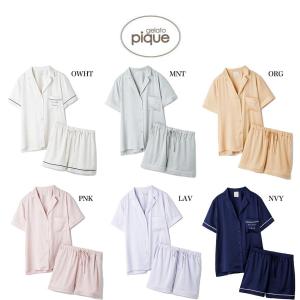 gelato pique ジェラートピケ ルームウェア カラフルサテンシャツ&ショートパンツSET pwft222311 ジェラピケ セット  レディース 部屋着 夏パジャマ setup
