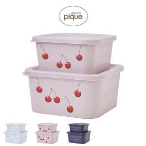 SALE20%OFF gelato pique ジェラートピケ 3柄タッパー