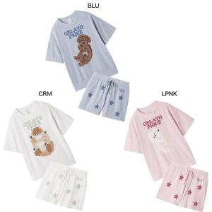 ジェラートピケ ドッグジャガードプルオーバー&...の詳細画像1